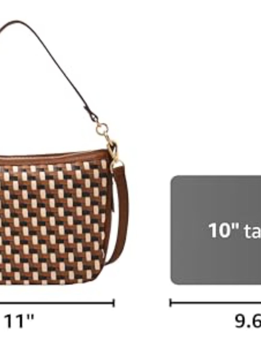 Genuine Leather Crossbody Purse with Adjustable Strap - Picture 3 of 7